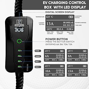 Εναλλακτικό ρεύμα 48Amp Tesla Charger Extension Cord 20ft EV Charging Accessory CE TUV UL Εγκρίθηκε 2