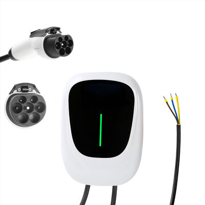 Wallbox 7.4kW Τύπος 2 με APP Control Ηλεκτρικός σταθμός φόρτισης αυτοκινήτων υποστηρίζει Bluetooth και Wi-Fi Standard Connectivity, Single Phase Charger IEC 62196-2, 32A 6M καλώδιο